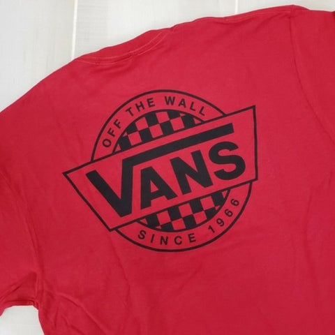VANS ( OFF THE WALL CHECKERED RED ) T-SHIRT