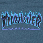 THRASHER ( FLAME LOGO HEATHER ) T-SHIRT