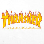 THRASHER ( FLAME LOGO ) T-SHIRT WHITE
